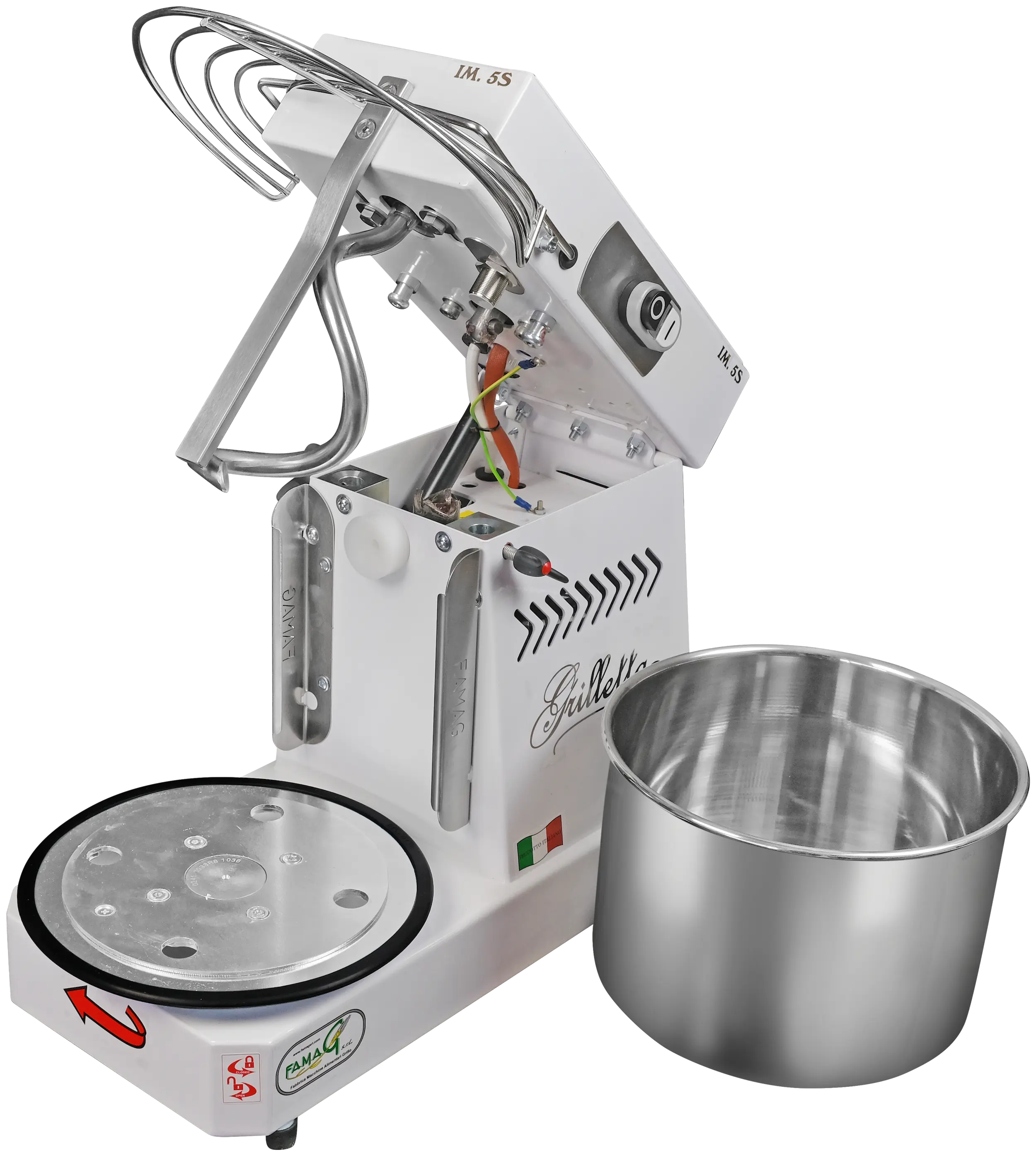 Titling head spiral mixers 5KG image